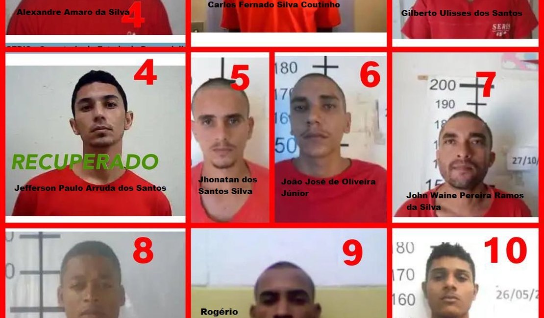 Seris monta força tarefa para recapturar reeducandos que fugiram do Presídio