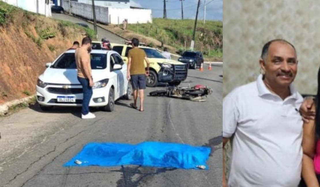 Mototaxista morre em grave acidente entre carro e moto na AL-210, em Rio Largo