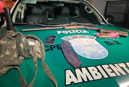 BPA apreende moto e arma na Cachoeira do Meirim, no Benedito Bentes