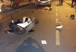 Condutor embriagado provoca acidente, mata motociclista e deixa criança ferida, em Maceió