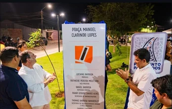 Inauguração Praça Manoel Clarindo Lopes