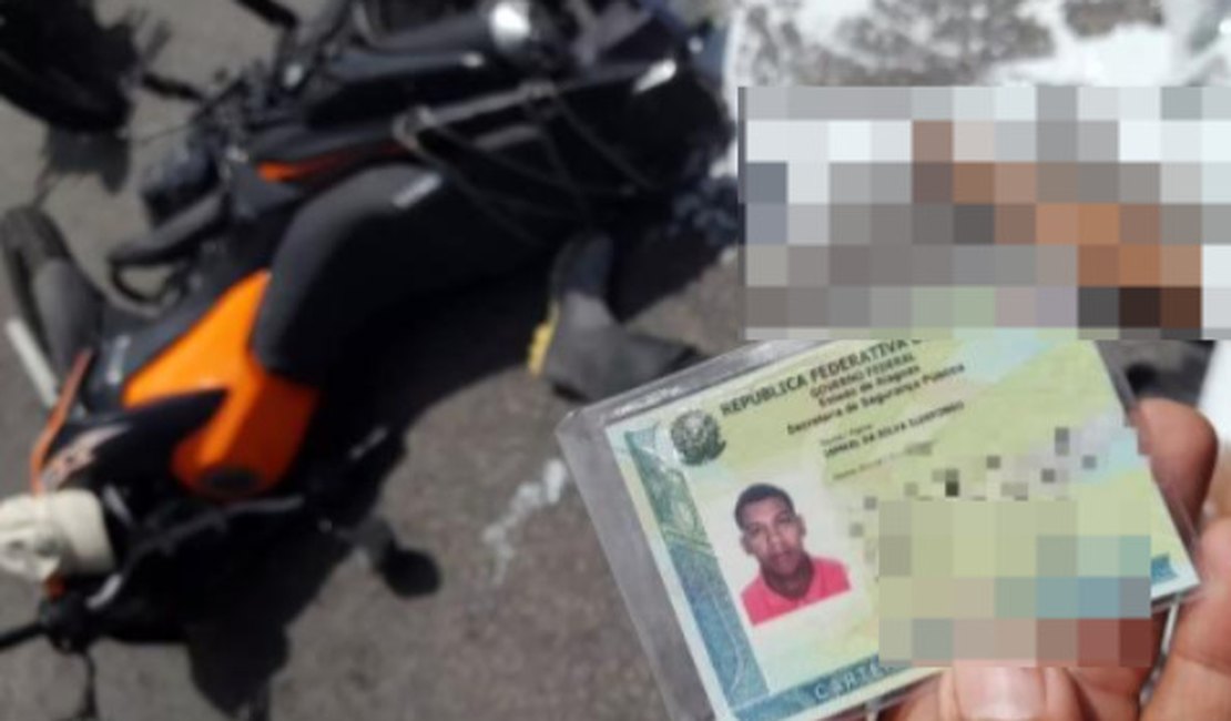 Jovem motociclista é atingido por caminhão após colisão e morre em avenida de Maceió