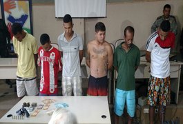 Operação contra o tráfico e receptação prende 8 suspeitos, em AL