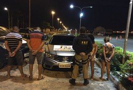 PRF prende quatro suspeitos de ligação com o tráfico na BR-101, em AL
