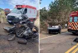 Picape parte ao meio, jovens são ejetados e morrem em acidente