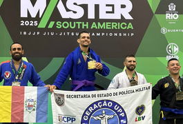 De Palmeira dos Índios, lutador de jiu-jitsu conquista medalha de prata no International Master South America, no RJ