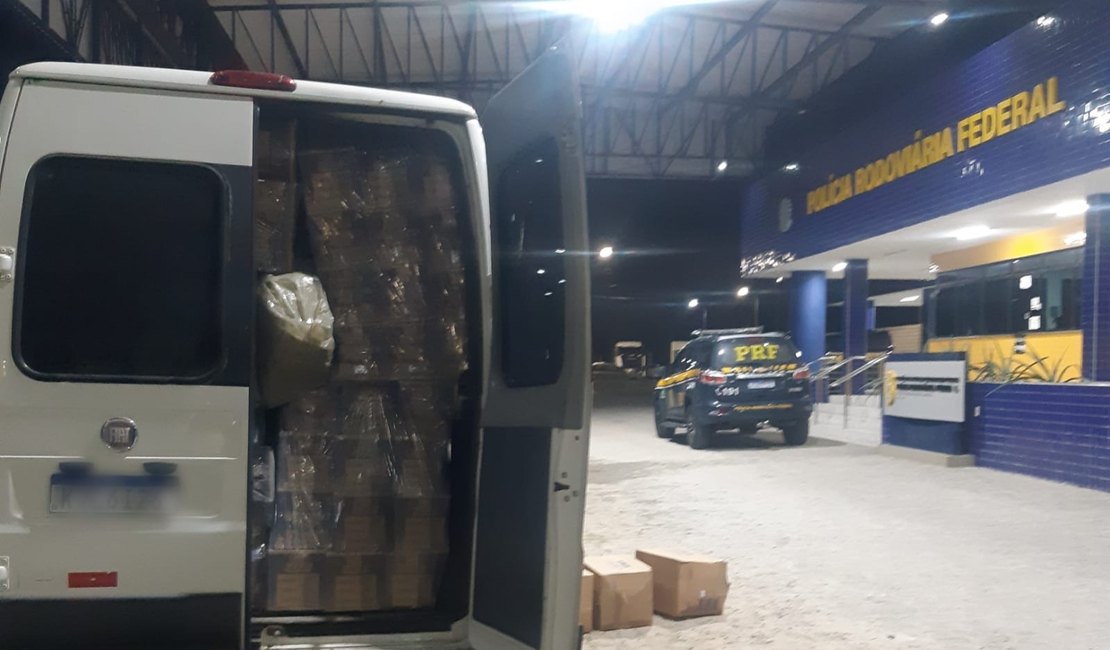 Mais de 1000 panelas sem nota fiscal são apreendidas pela PRF em Rio Largo