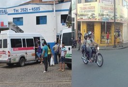 Trânsito melhora no Centro depois de restrição de circulação de ônibus e vans