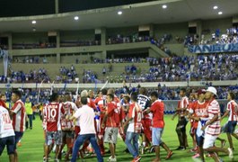 Confusão na final do Alagoano é culpa da PM declaram CSA e CRB