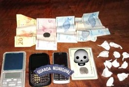 Guarda municipal captura suspeito de tráfico de drogas em Girau do Ponciano