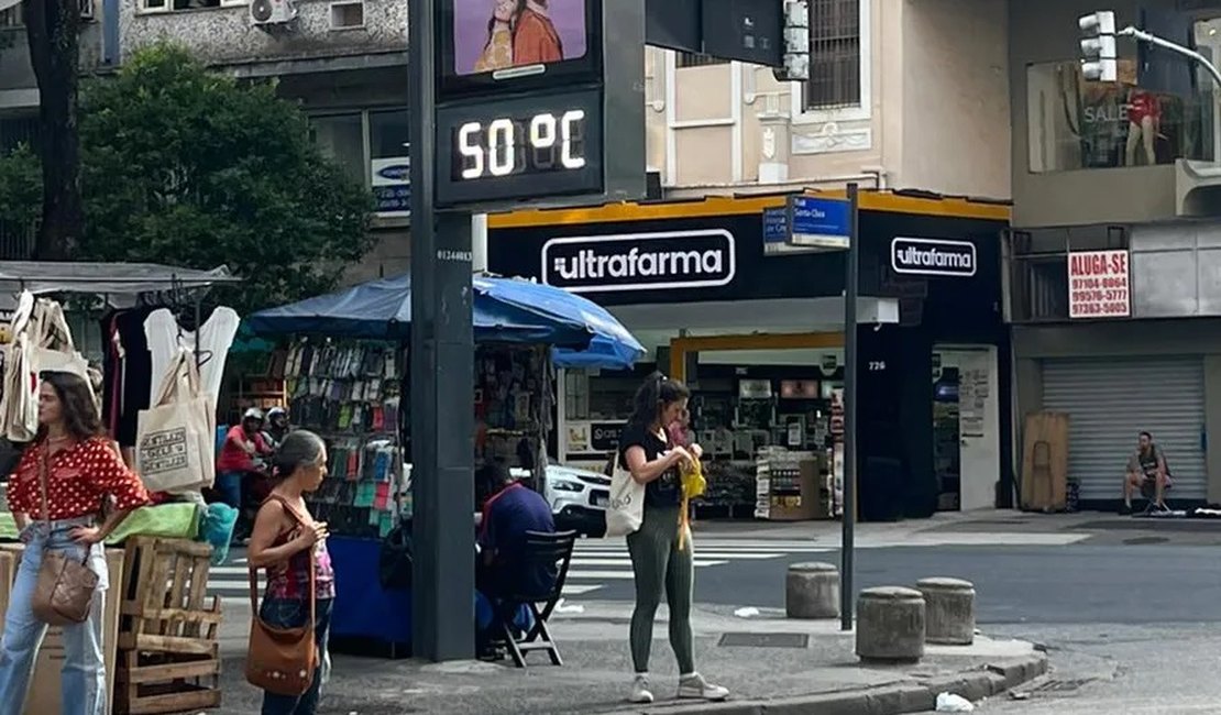 Termômetro em Copacabana marca 50° no inverno