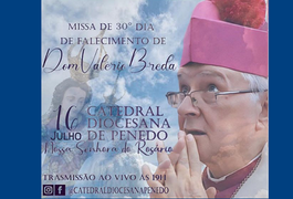 Missa de 30º dia em memória da morte de Dom Valério Breda é celebrada hoje; saiba como acompanhar