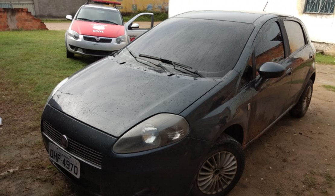 Carro usado durante crime em Arapiraca é encontrado em Penedo