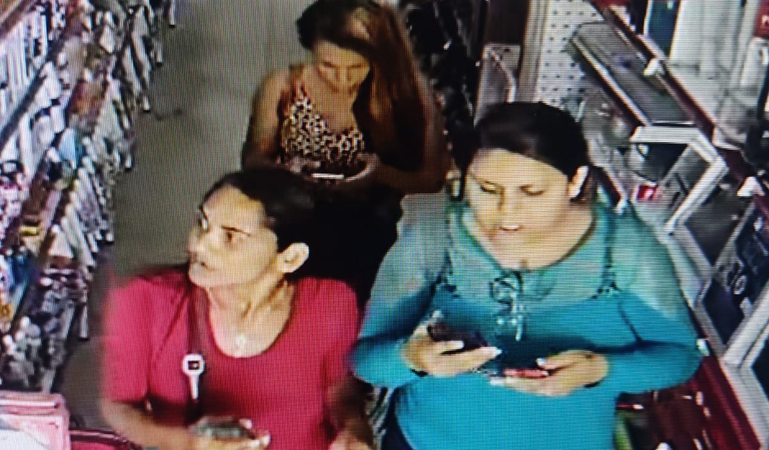 VÍDEO. Mulheres são flagradas furtando produtos em loja de Arapiraca