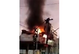 Restaurante pega fogo no Centro da cidade de Rio Largo
