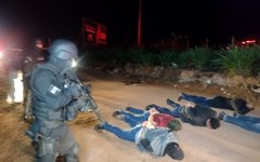 Simulação de operação de enfrentamento a assalto a bancos em Arapiraca