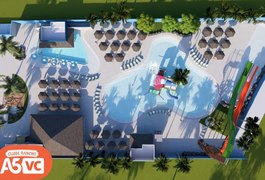 Novo parque aquático com primeira praia artificial de Arapiraca reforça vocação turística e celebra os 101 anos da cidade