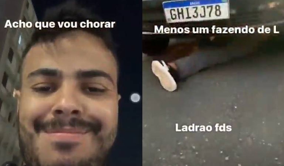 Motorista de aplicativo mata jovem atropelado e debocha nas redes sociais: 'Menos um fazendo o L'