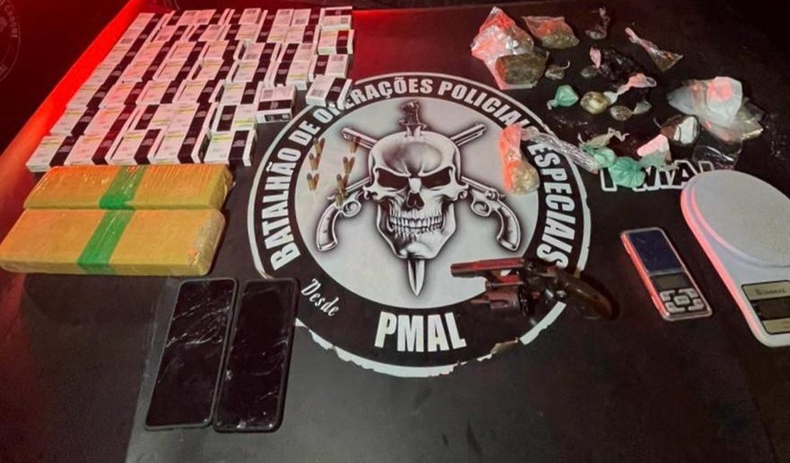 PM apreende drogas após denúncia anônima em São Miguel dos Campos