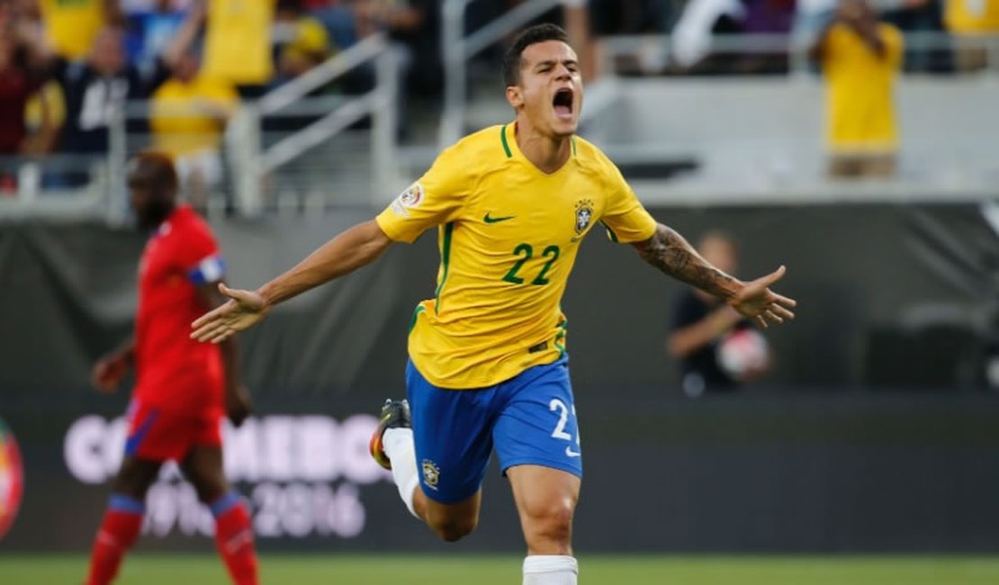 Seleção Brasileira goleia Haiti por 7 a 1 com show de Philippe Coutinho