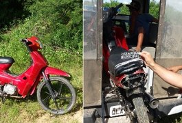 PM e GCM de Girau do Ponciano recuperam ciclomotor pronto para desmanche