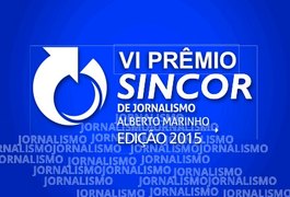 Sincor-AL lança 6&#9702; Prêmio Sincor de Jornalismo em Arapiraca