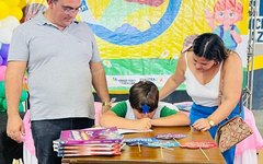 Filho do Prefeito de Junqueiro Participa do Projeto Escritores do Amanhã, em rede municipal de educação