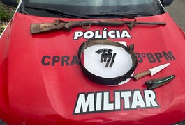 Homem é preso por porte ilegal de arma de fogo no Agreste alagoano