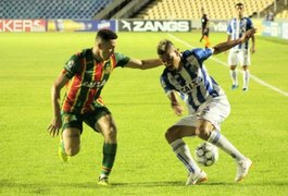 CSA faz 3x2 no Sampaio Corrêa e dorme vice-líder da Série B