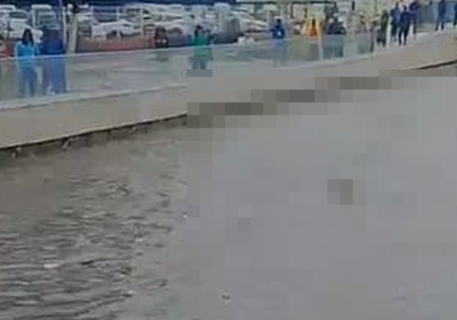 Cadáver de sexo masculino é visto nas águas do Riacho Salgadinho, em Maceió