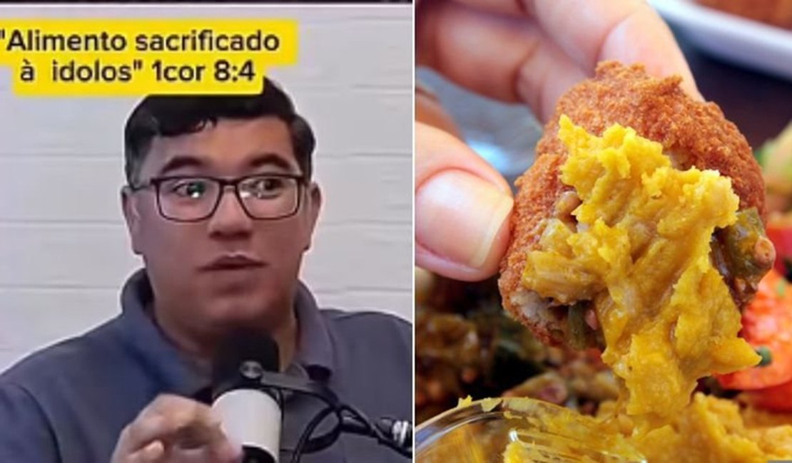 Pastor diz que evangélicos não podem comer acarajé: 'Traz maldição para dentro de casa'; assista