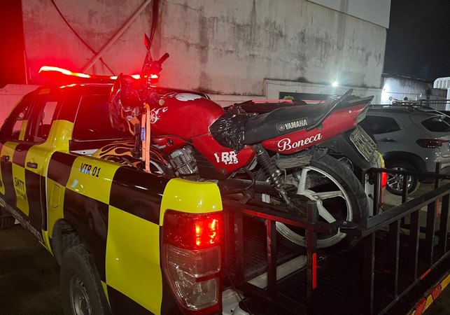 SMTT de Rio Largo Apreende Motocicleta com Sinais de Adulteração no Centro