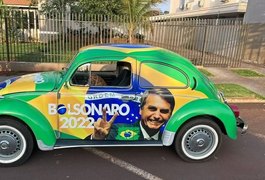 TRE proíbe fusca envelopado com imagem de Bolsonaro de circular até dia 30