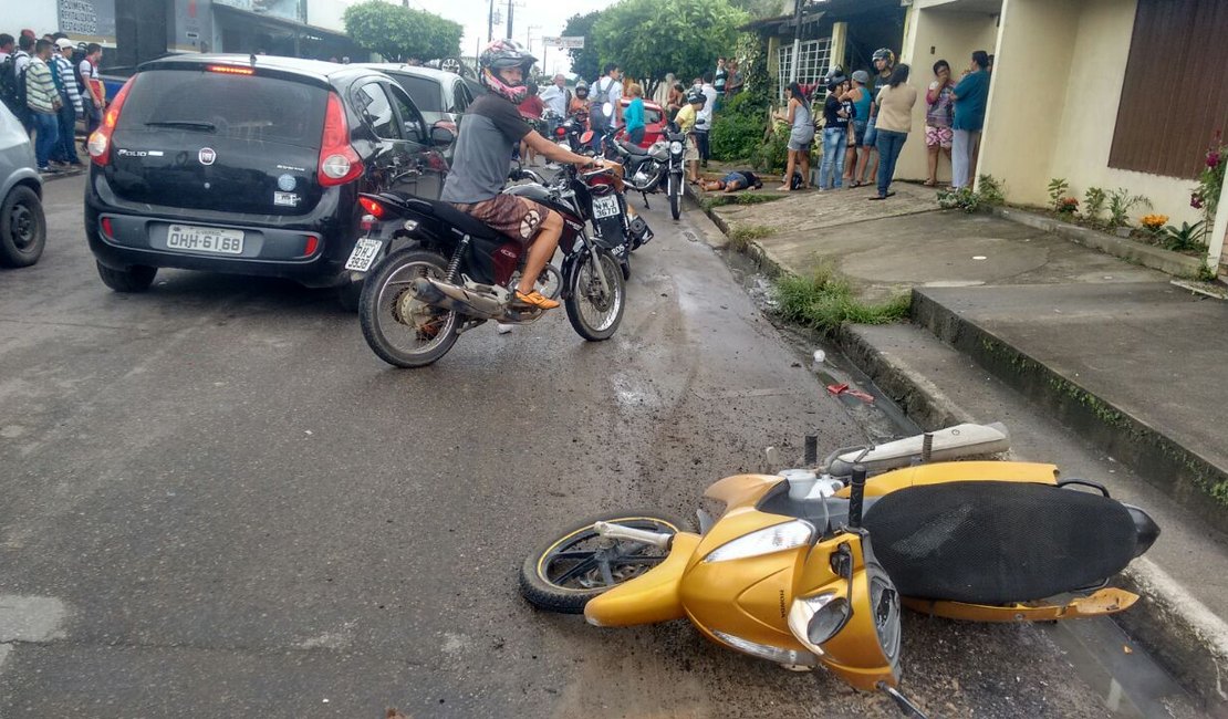 Falece vítima de acidente na Rua Ventura de Farias, em Arapiraca