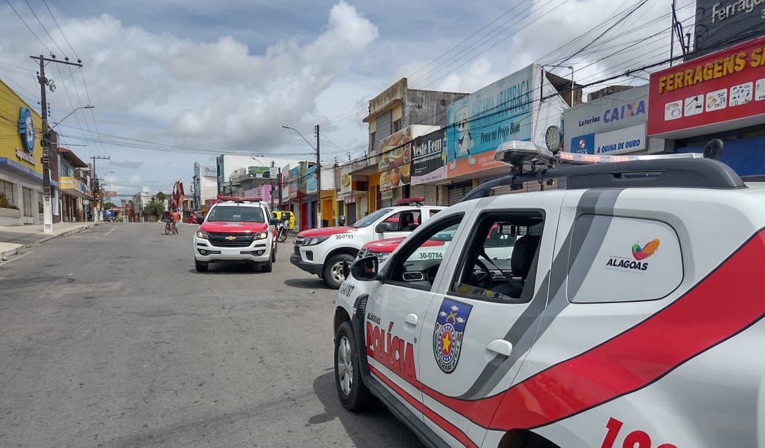 Vídeo. Casa lotérica da Rua 15, no Centro de Arapiraca, é arrombada por criminosos