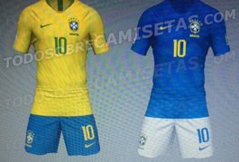 Site vaza supostas camisas do Brasil para a Copa do Mundo