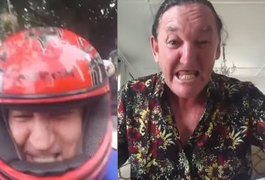 Marquito tem mal súbito ao pilotar moto, sofre acidente e é internado