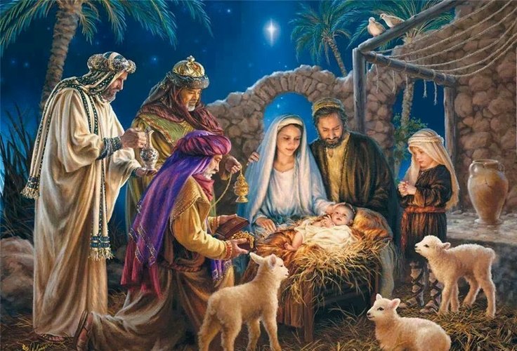 O nascimento do menino Jesus