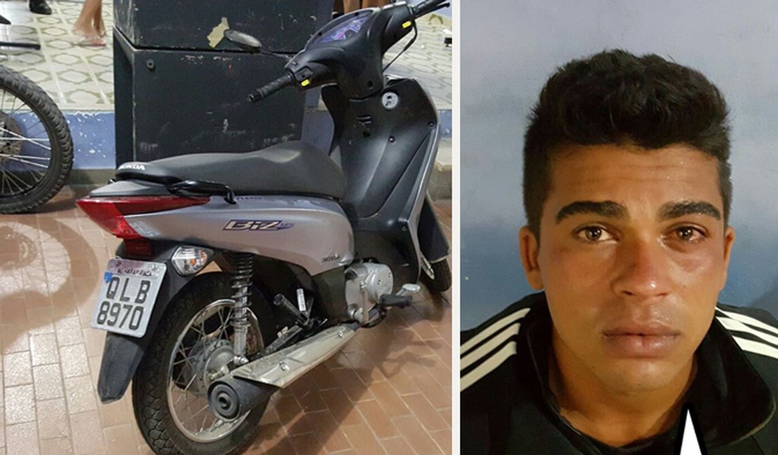 Força Tática prende suspeito e recupera veículo roubado, em Arapiraca