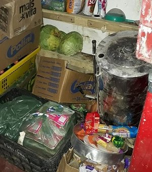 Após inspeções, Vigilância Sanitária de Maceió retira 150 kg de alimentos impróprios para consumo de circulação