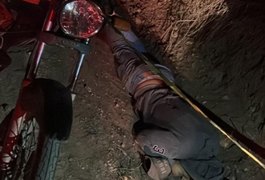 Dupla manda companheira se afastar e mata homem a tiros em estrada vicinal de Palmeira dos Índios