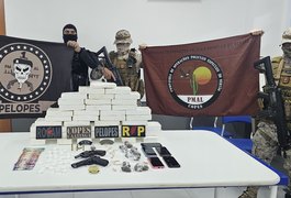 Operação integrada apreende R$ 1,4 milhão em drogas em Santana do Ipanema; cinco homens foram presos
