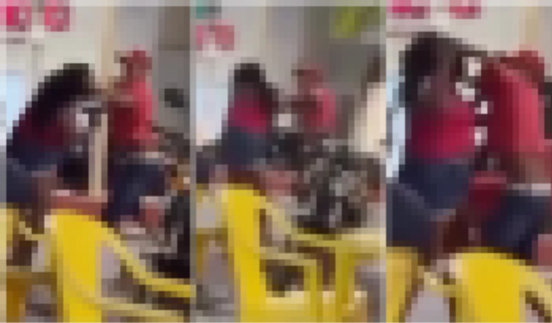Homem agride mulher em via pública e populares apenas filmam e dão risada em União dos Palmares