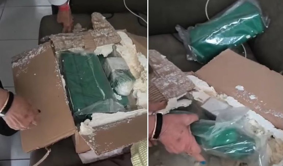 Receita Federal aciona polícia e homem é preso com 4kg de maconha