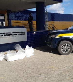 Vídeo. Carga com cocaína avaliada em mais de R$ 4,5 milhões﻿ é apreendia pela PRF em Alagoas