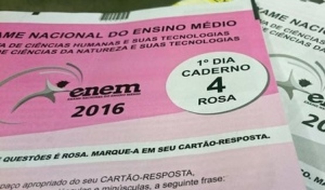Aplicação das provas do Enem é suspensa no sistema prisional de Alagoas
