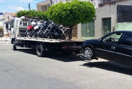 Operação apreende doze veículos e aborda 80 condutores em Maceió
