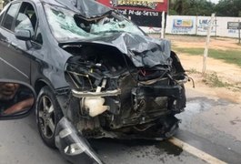 Motociclista morre após colisão entre moto e carro em Marechal Deodoro