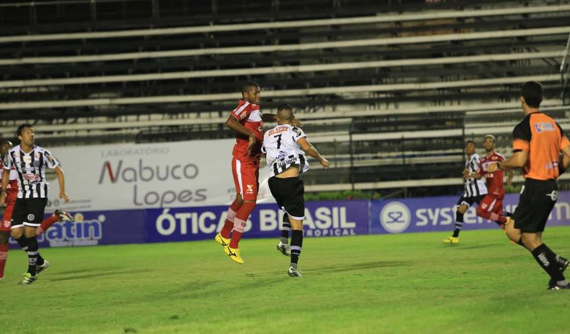 ASA vai vencendo o CRB por 1 X 0 no Fulmeirão em Arapiraca