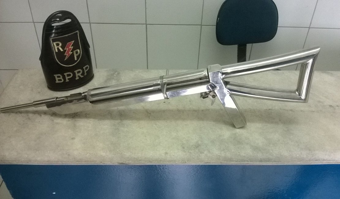 Polícia apreende arma de fabricação caseira em Maceió